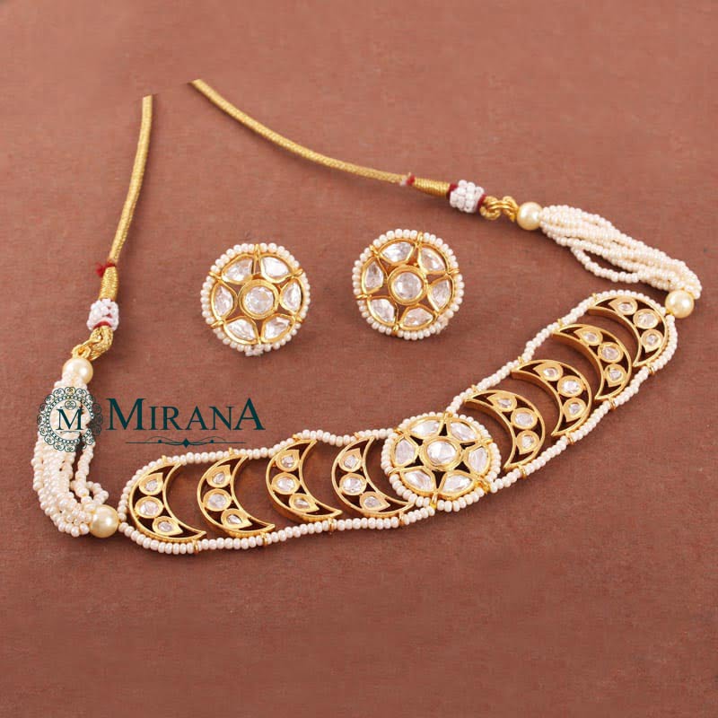 Mrinalika Chandra Polki Choker Set