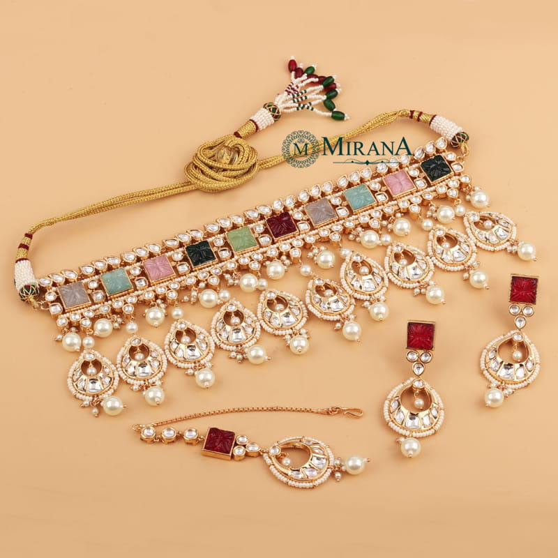 MJCK21C212-1-Srinaya-Navratan-Polki-Choker-Set-Gold-Look (6).JPG