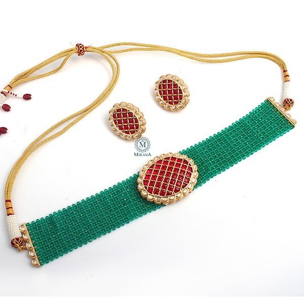 Avni Polki Designer Choker Set