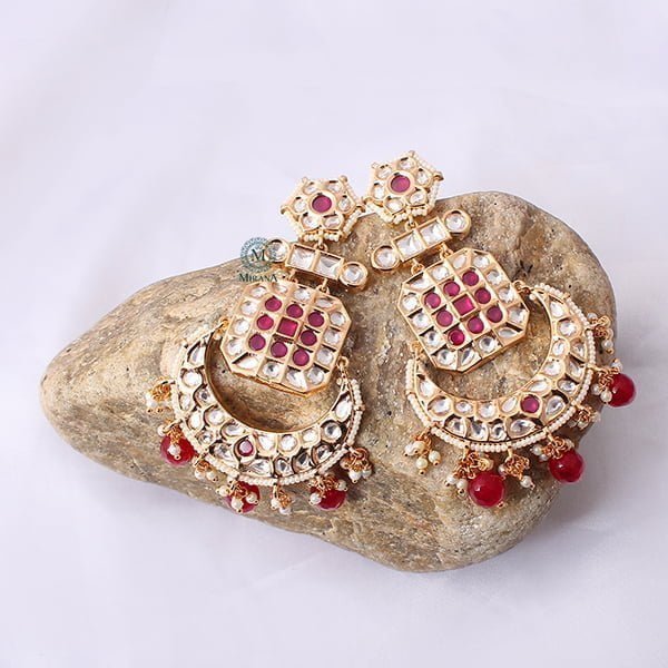 Dhanvi Ruby Polki Designer Choker Set