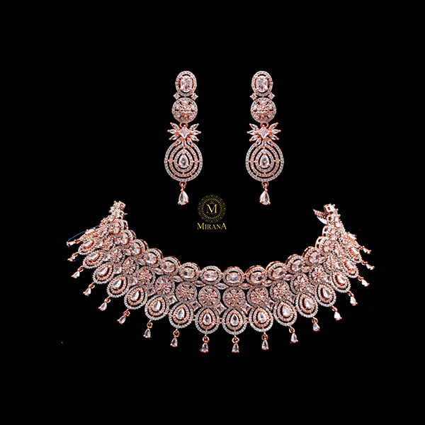 Oviya CZ Designer Choker Set