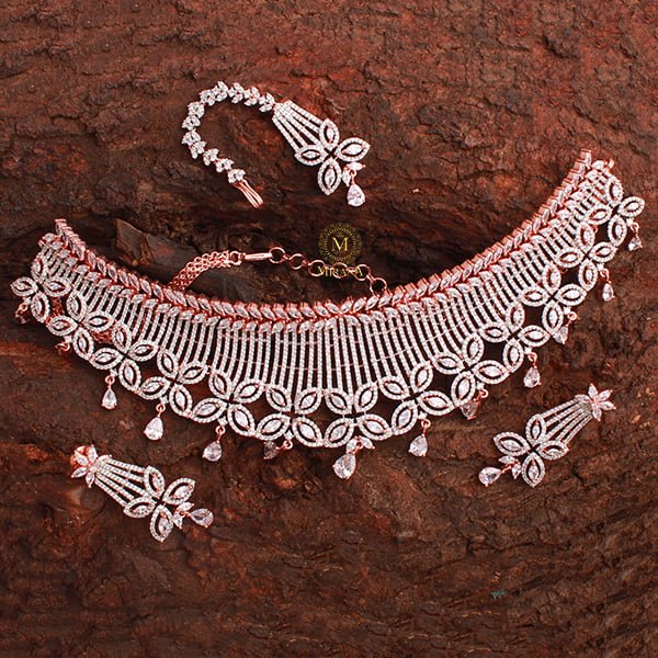 Halina CZ Designer Choker Set