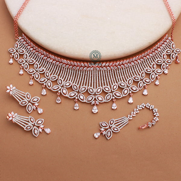 Halina CZ Designer Choker Set