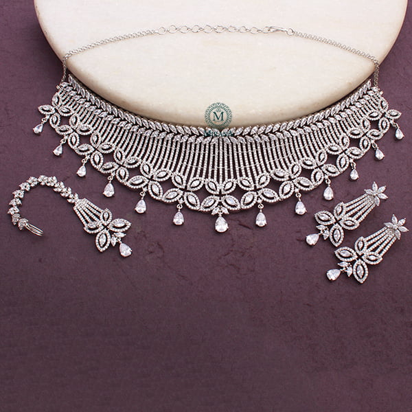 Halina CZ Designer Choker Set