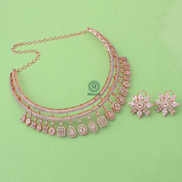 Jessica CZ Designer Choker Set