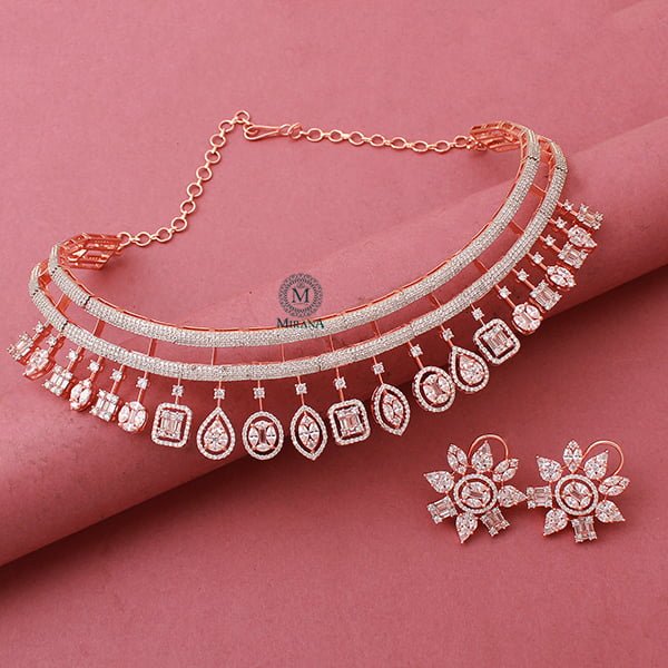 Jessica CZ Designer Choker Set