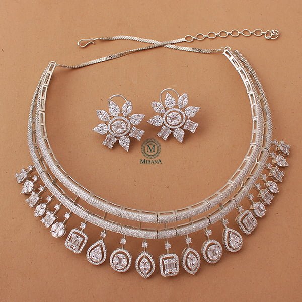 Jessica CZ Designer Choker Set