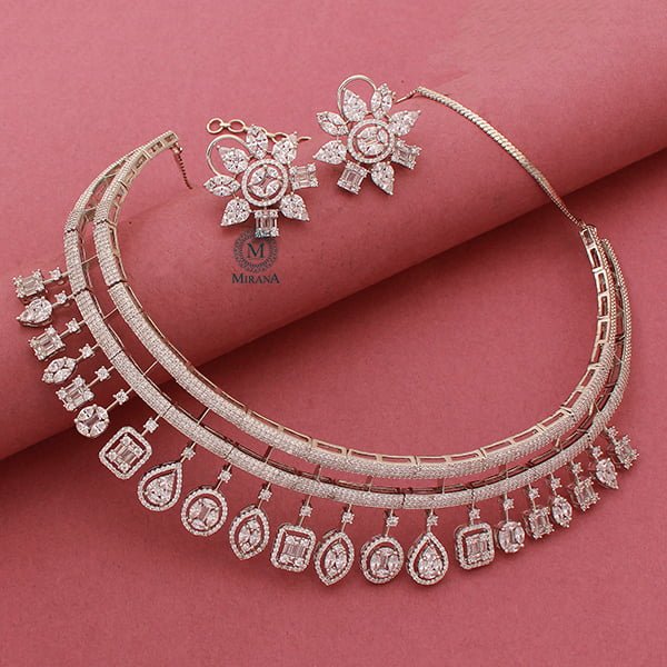 Jessica CZ Designer Choker Set