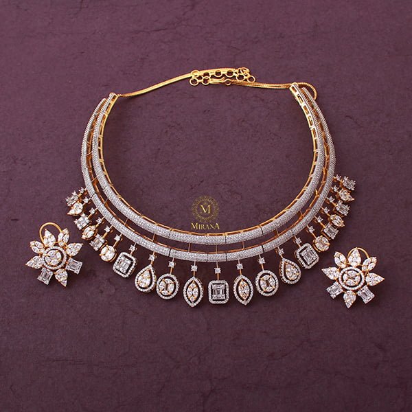 Jessica CZ Designer Choker Set