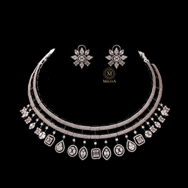 Jessica CZ Designer Choker Set