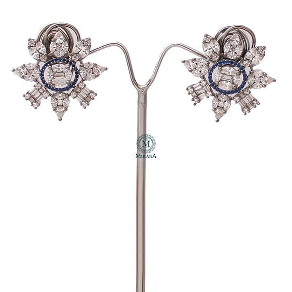Jessica Blue CZ Designer Choker Set