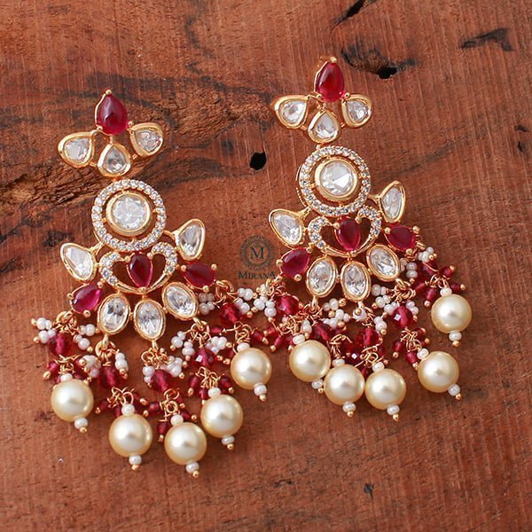 Akshara Ruby Polki Designer Choker Set