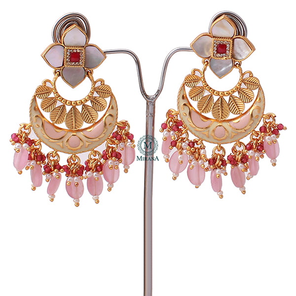 Samiksha Ruby MOP Designer Choker Set