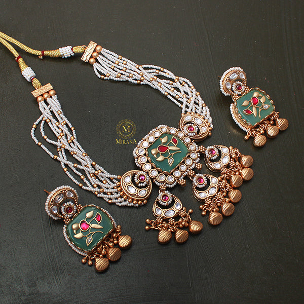 Maina Antique Designer Choker Set