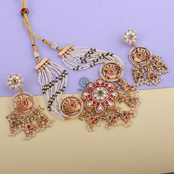 Nayantara Pearl Antique Designer Choker Set