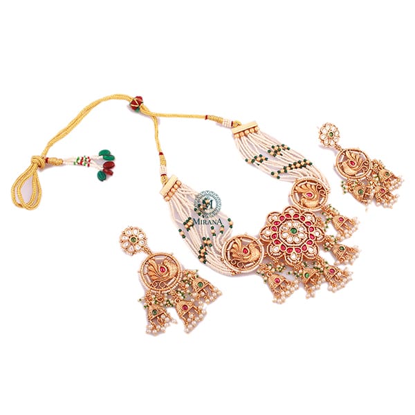 Nayantara Pearl Antique Designer Choker Set