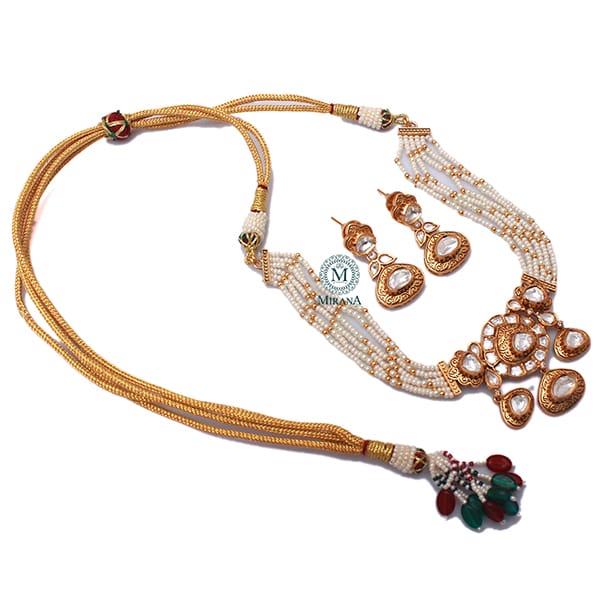 Vitashi Pearl Antique Designer Choker Set