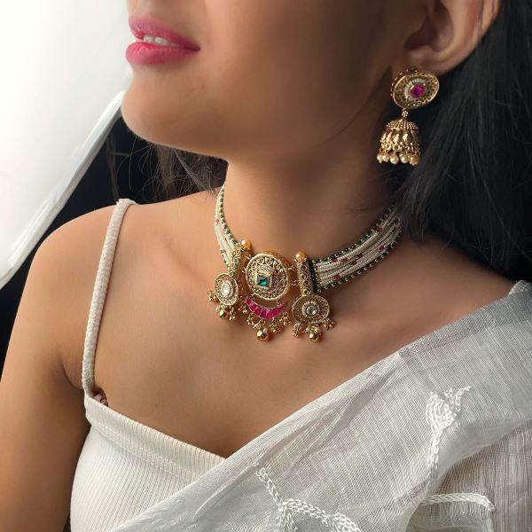 Tarana Antique Designer Choker Set