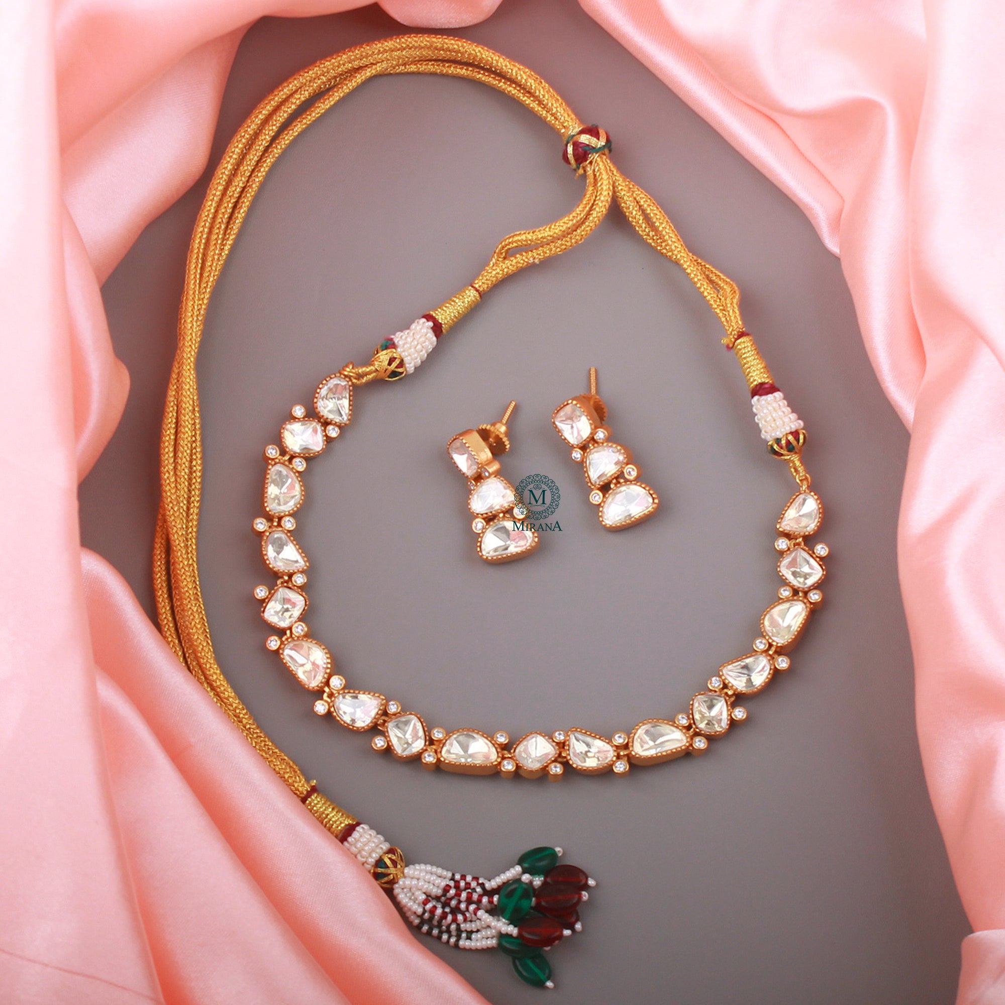 Veesha Moissanite Designer Choker Set