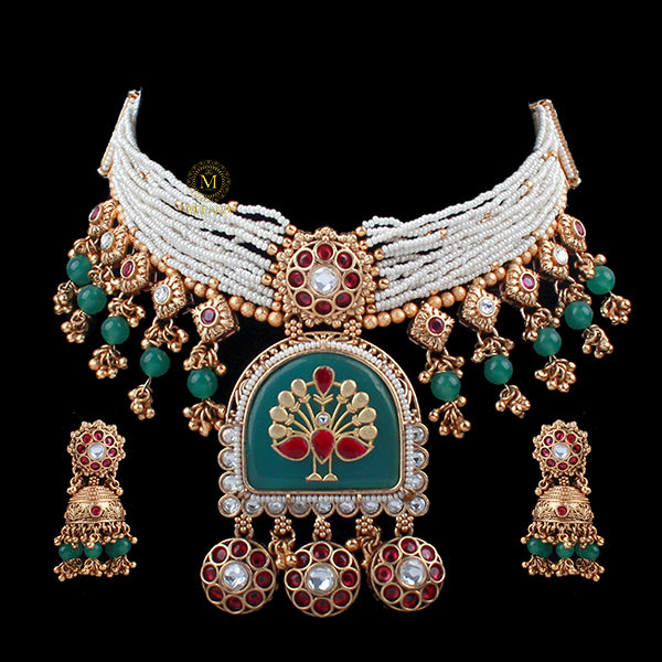 Vruti Antique Designer Choker Set