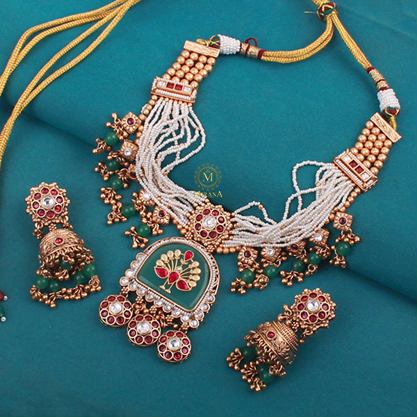 Vruti Antique Designer Choker Set