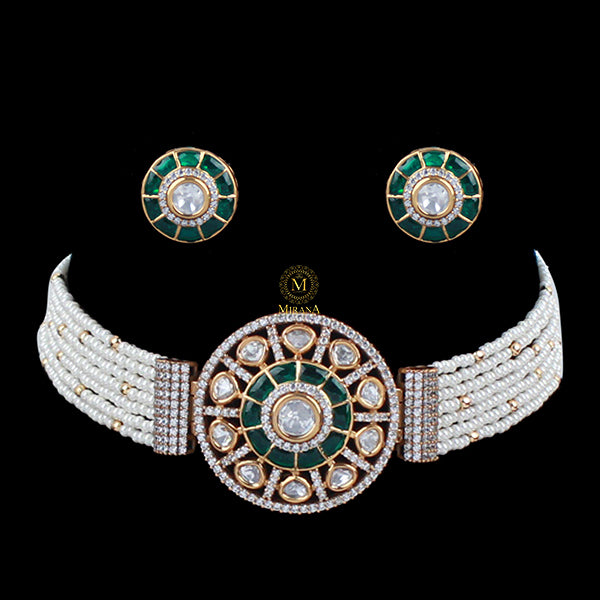 Fena Polki Designer Choker Set
