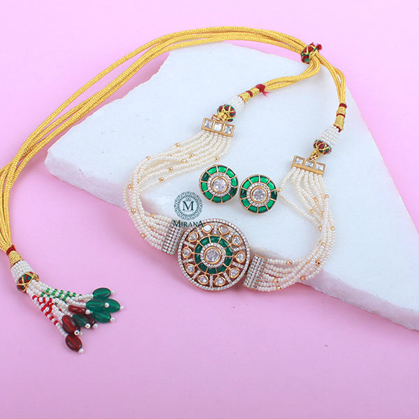Fena Polki Designer Choker Set