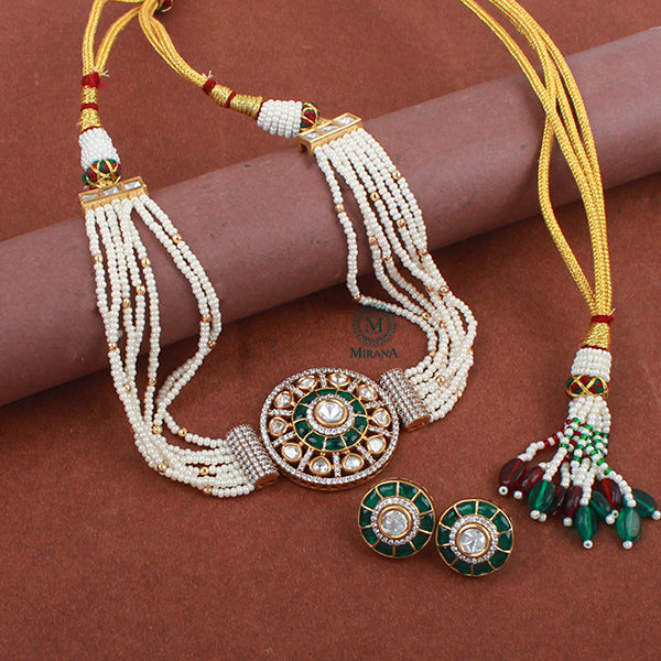 Fena Polki Designer Choker Set