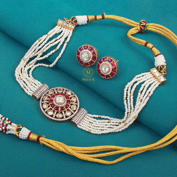 Fena Polki Designer Choker Set