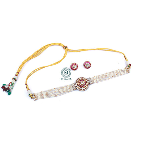 Fena Polki Designer Choker Set