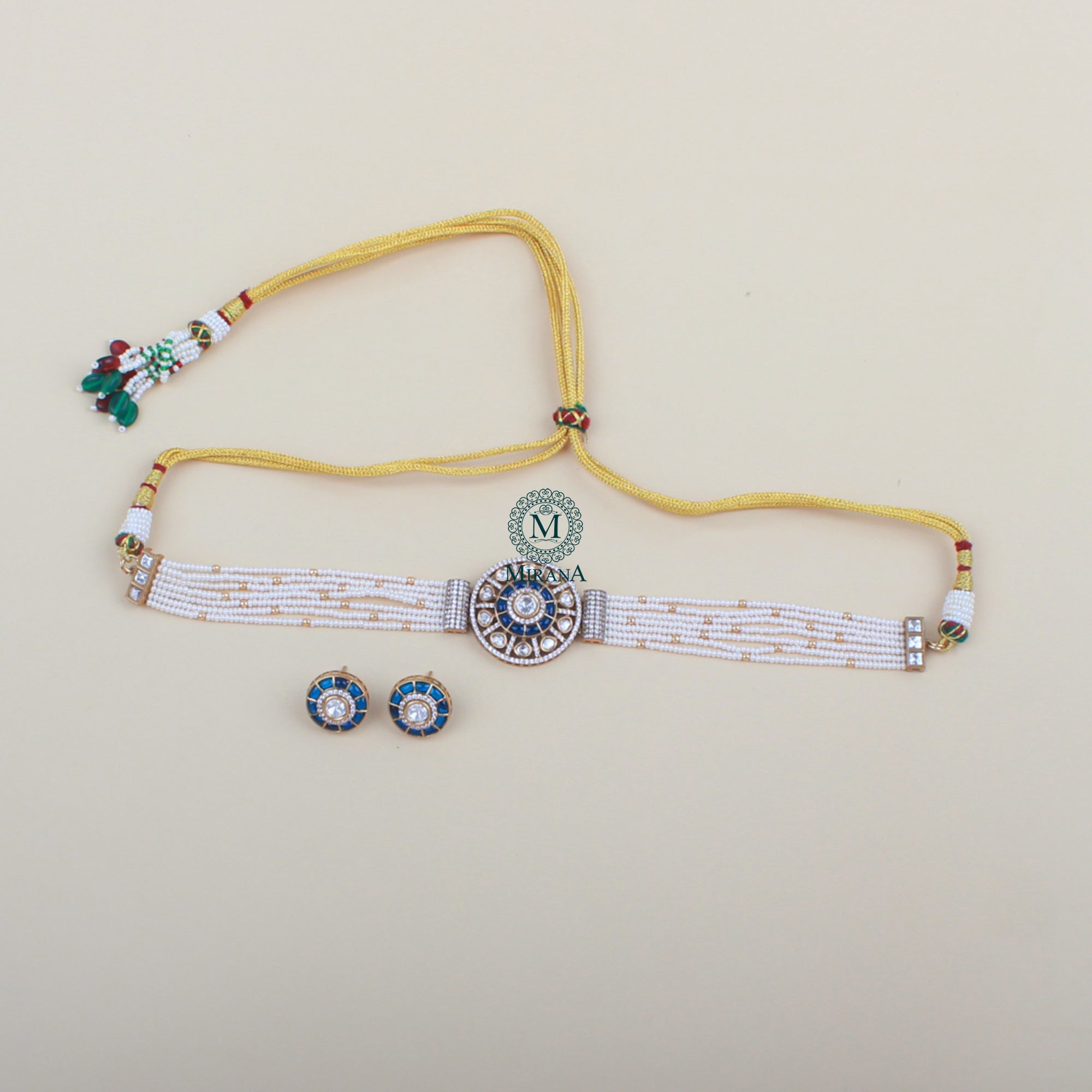 Fena Polki Designer Choker Set
