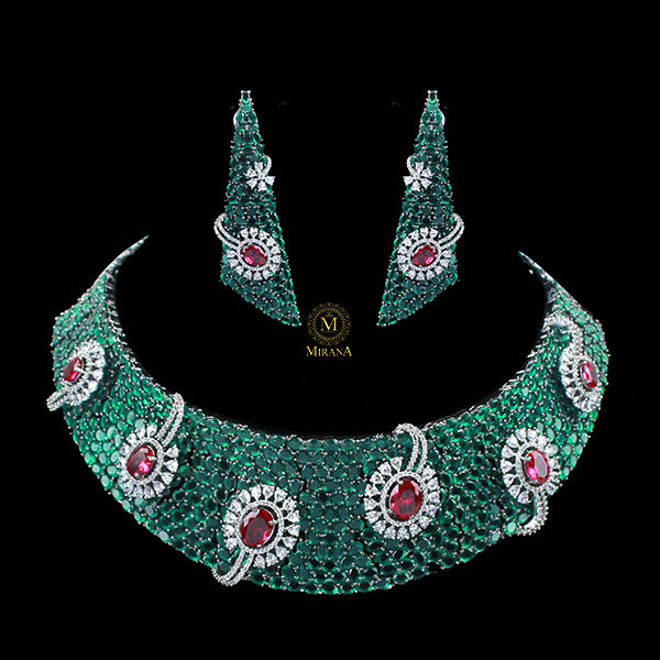 Riva CZ Designer Choker Set