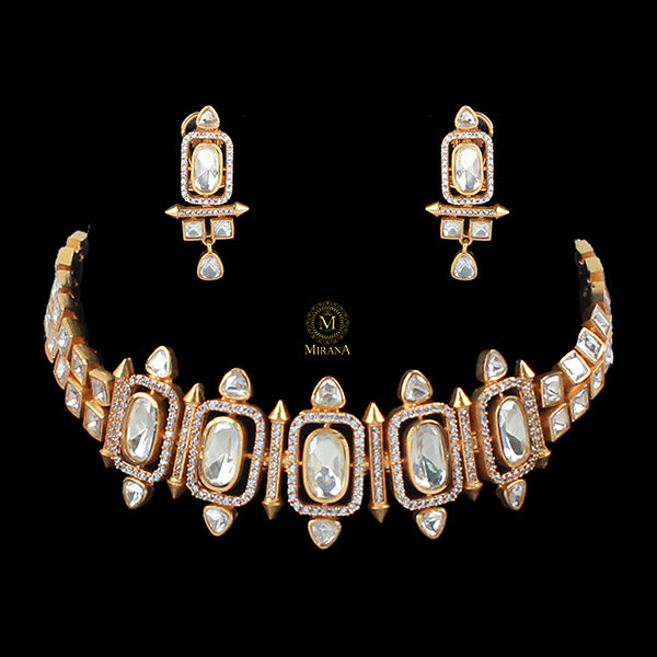 Erisha Moissanite Designer Choker Set