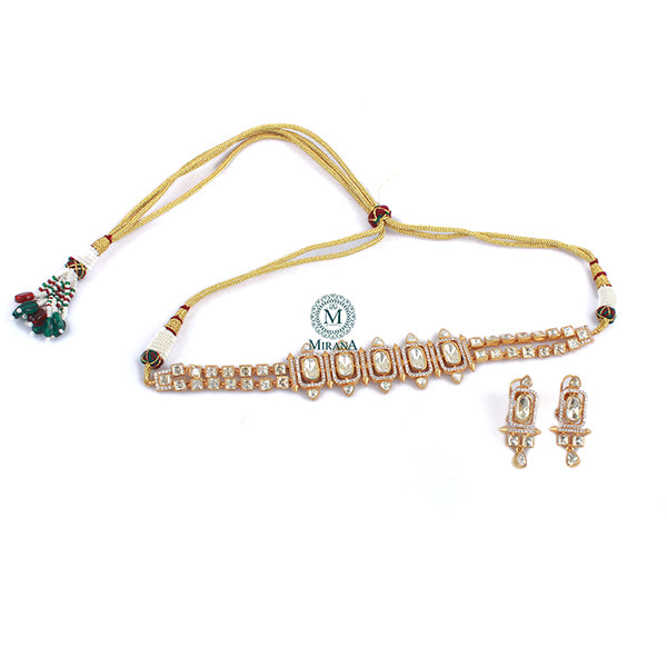 Erisha Moissanite Designer Choker Set