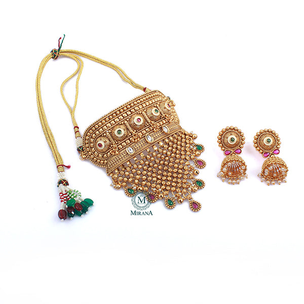 Aarvi Antique Designer Choker Set