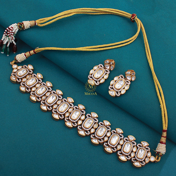 Riya Polki Designer Choker Set