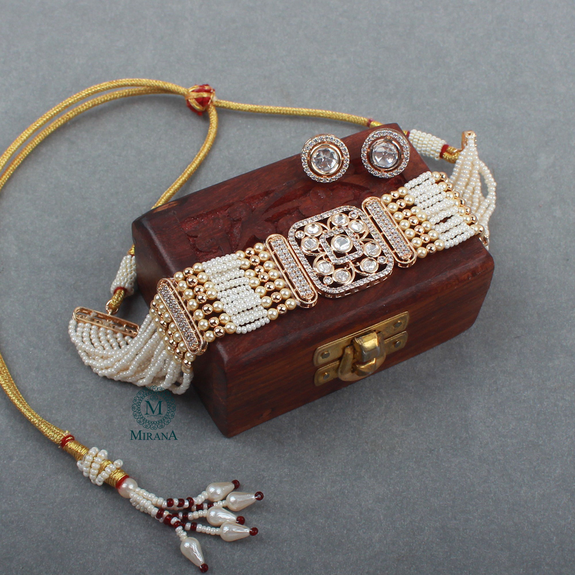 Lakshita Polki Designer Choker Set
