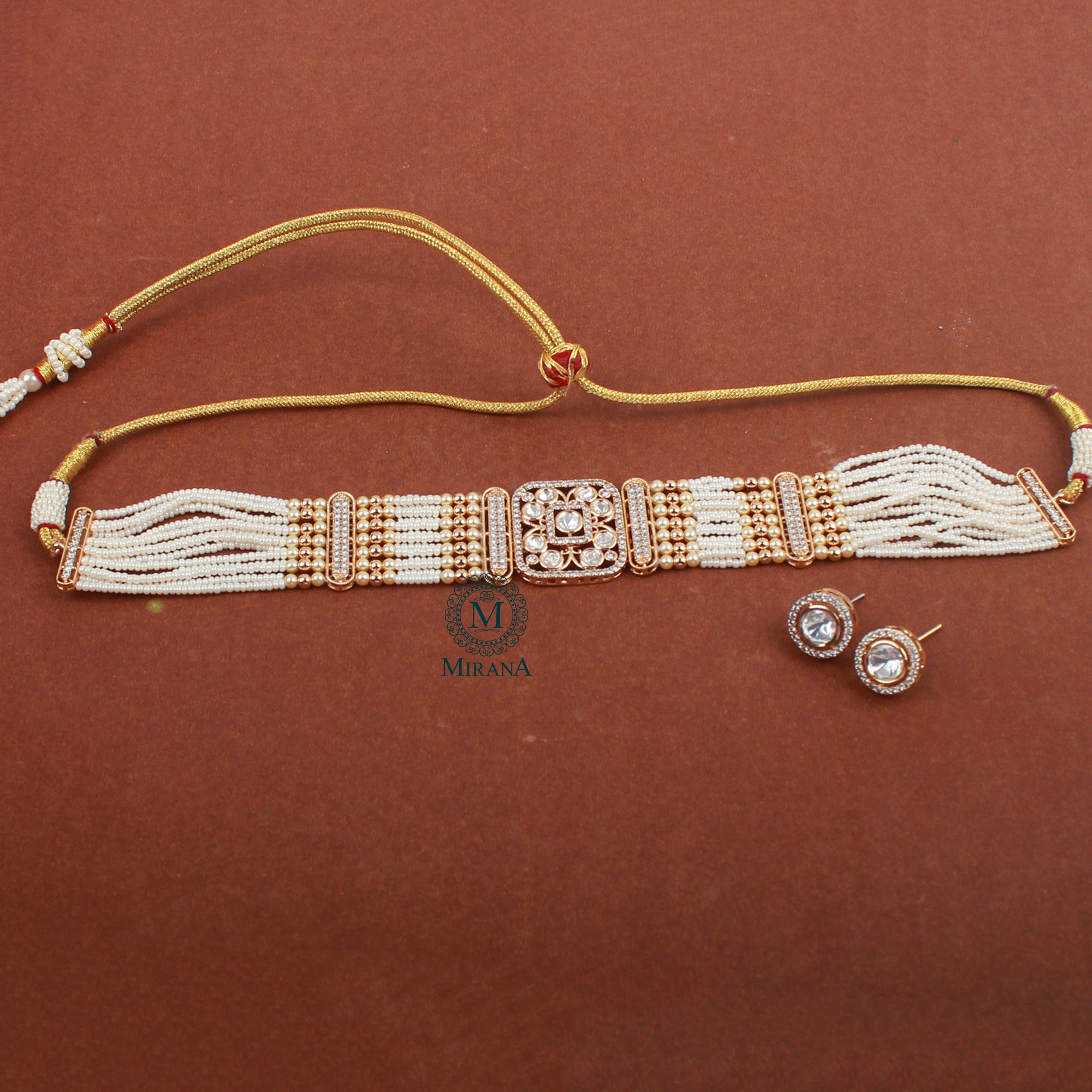 Lakshita Polki Designer Choker Set