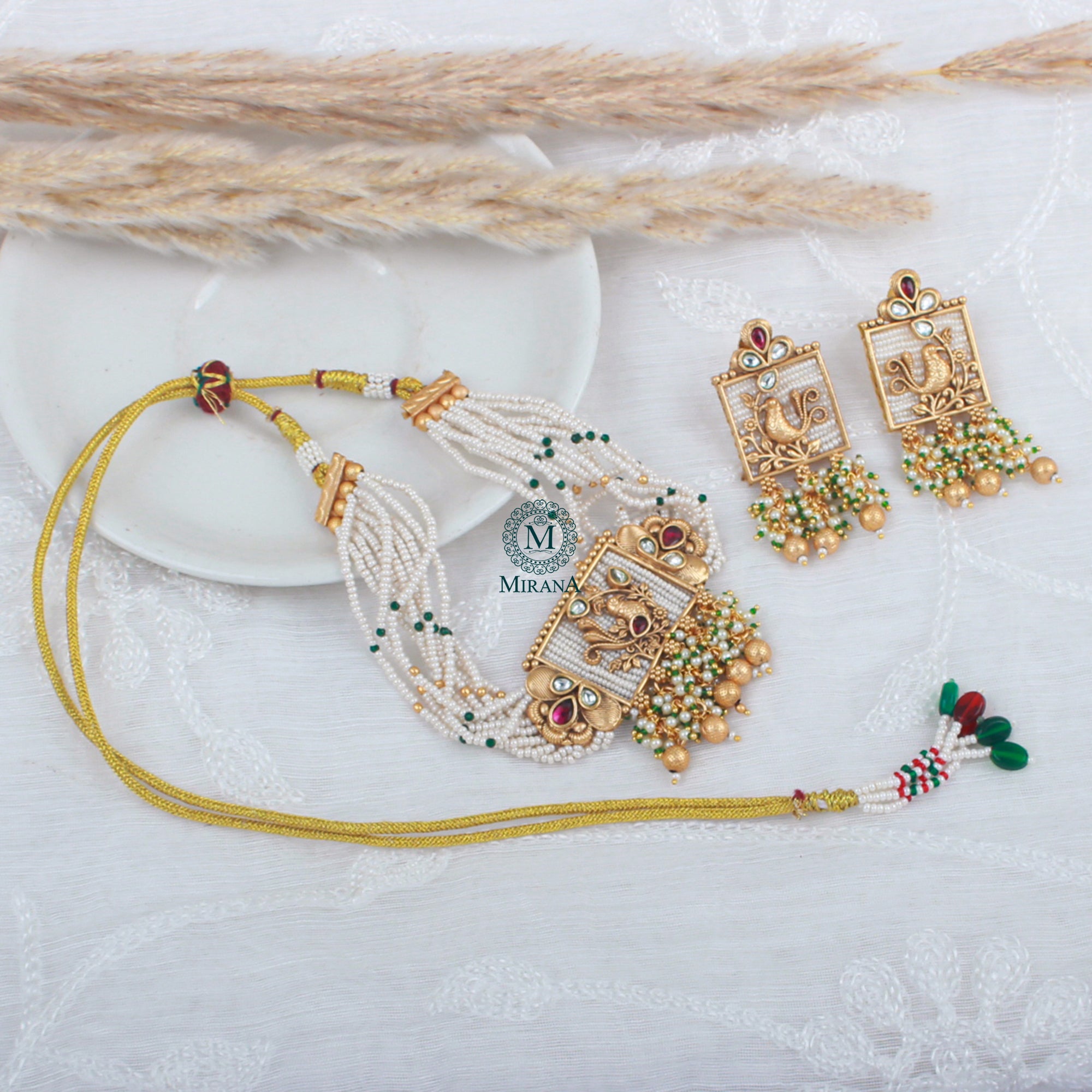 Morni Antique Designer Choker Set