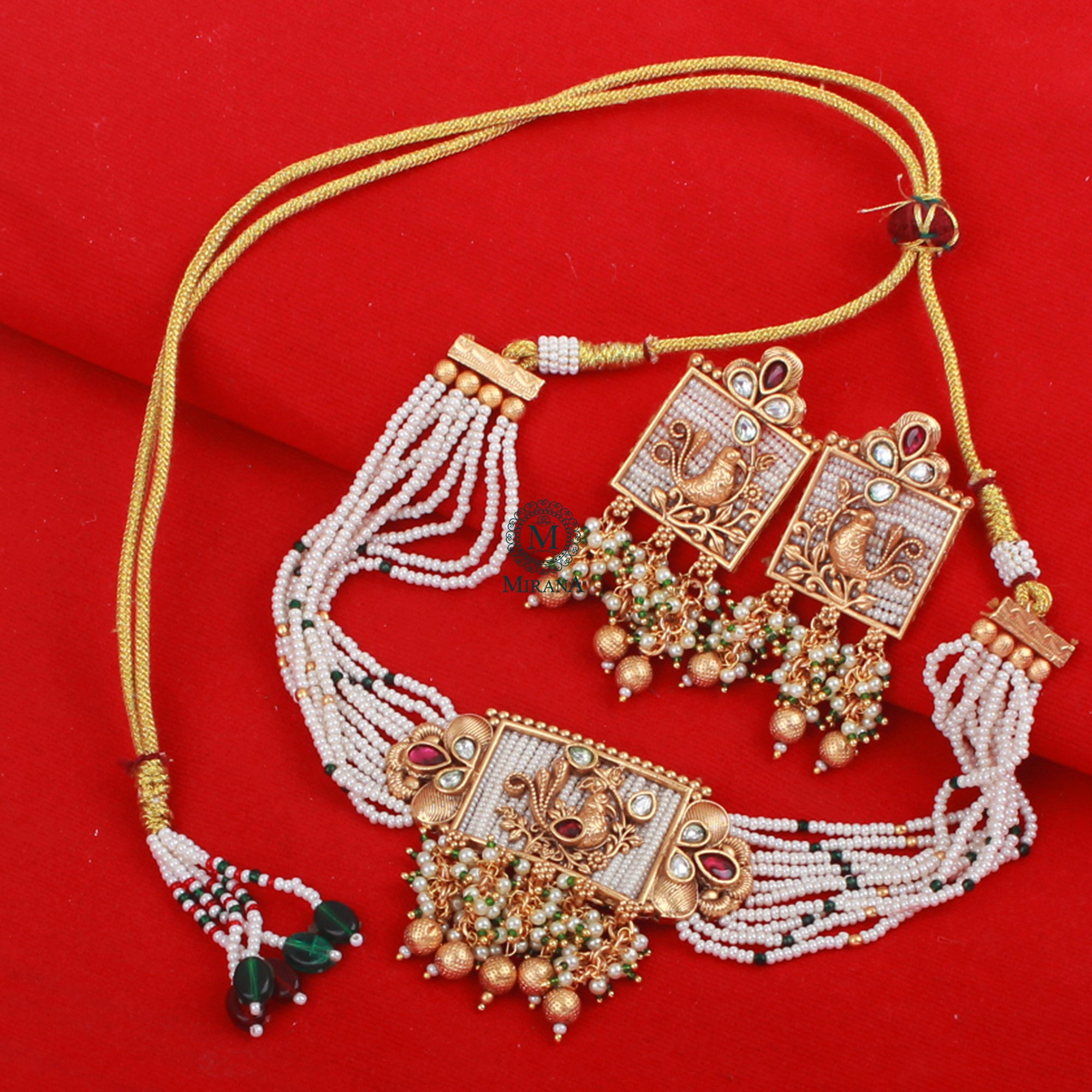 Morni Antique Designer Choker Set