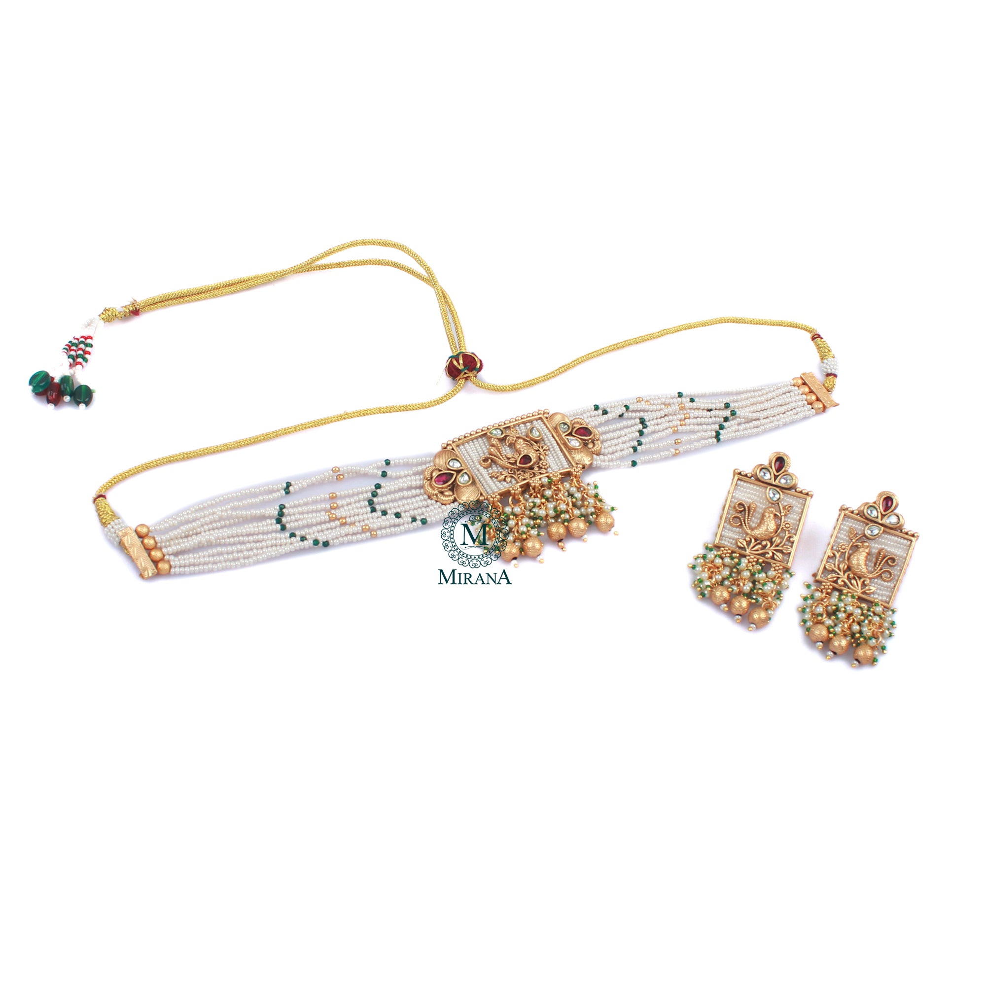 Morni Antique Designer Choker Set