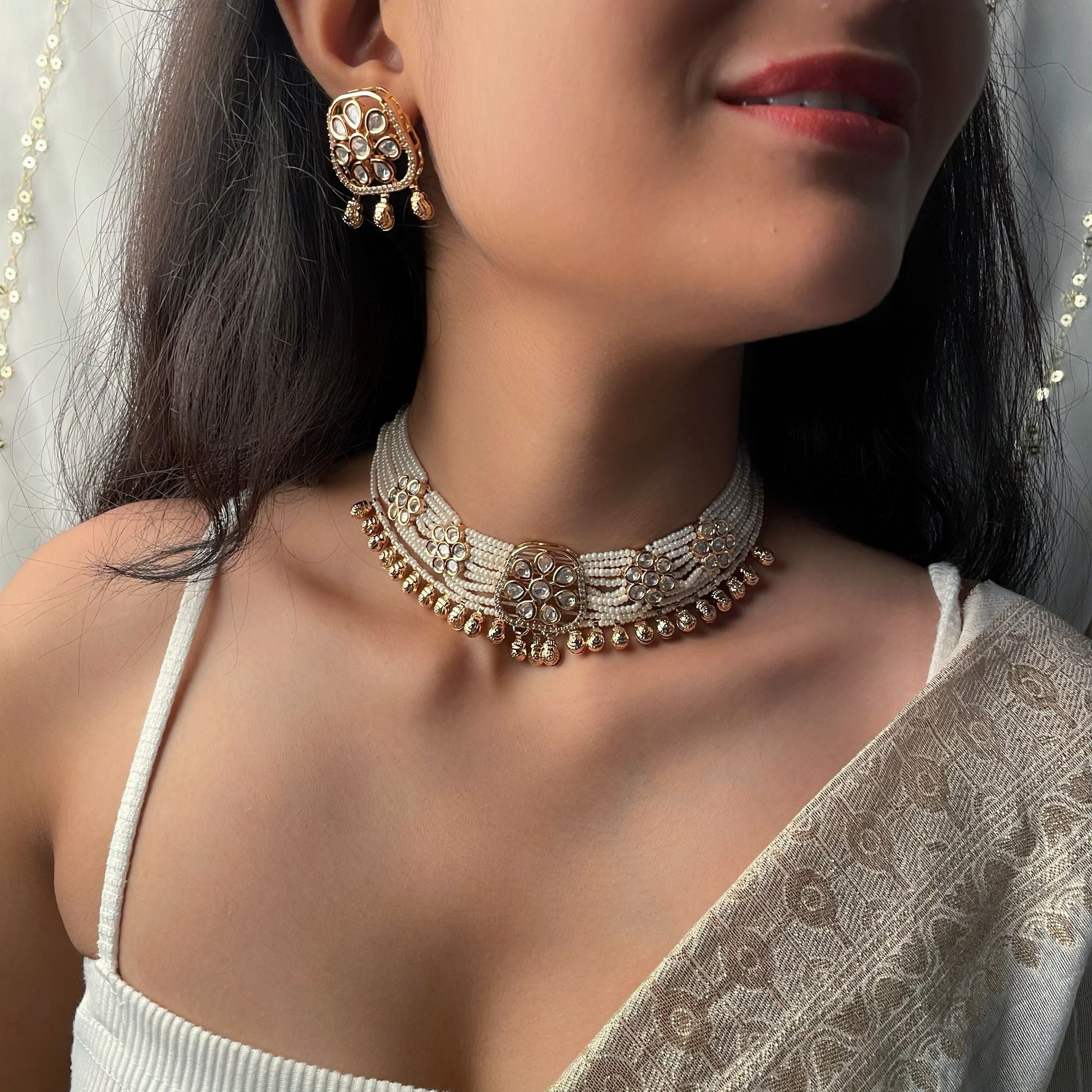 Disha Polki Designer Choker Set