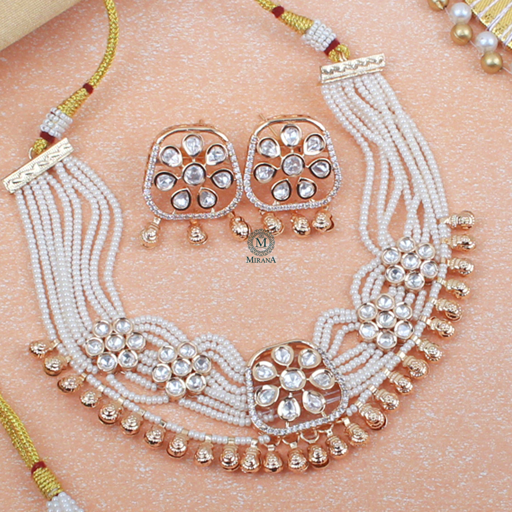 Disha Polki Designer Choker Set