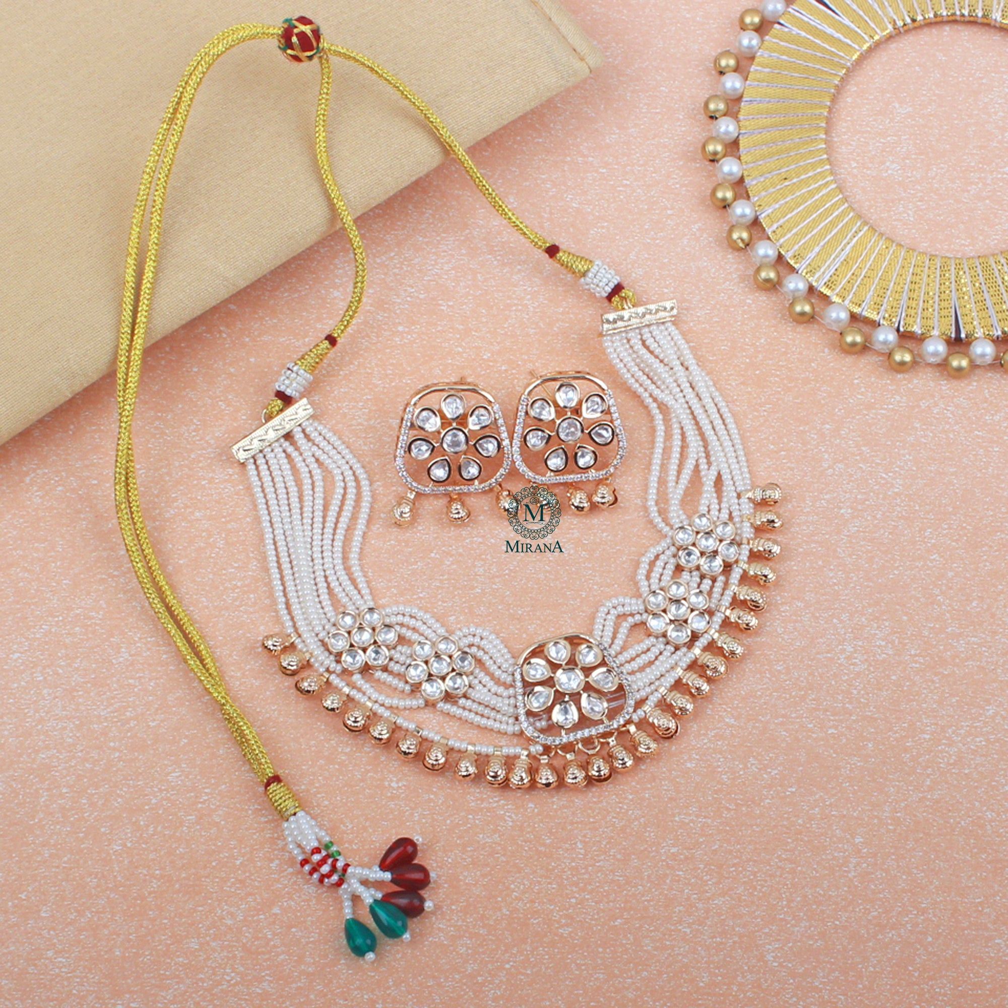 Disha Polki Designer Choker Set