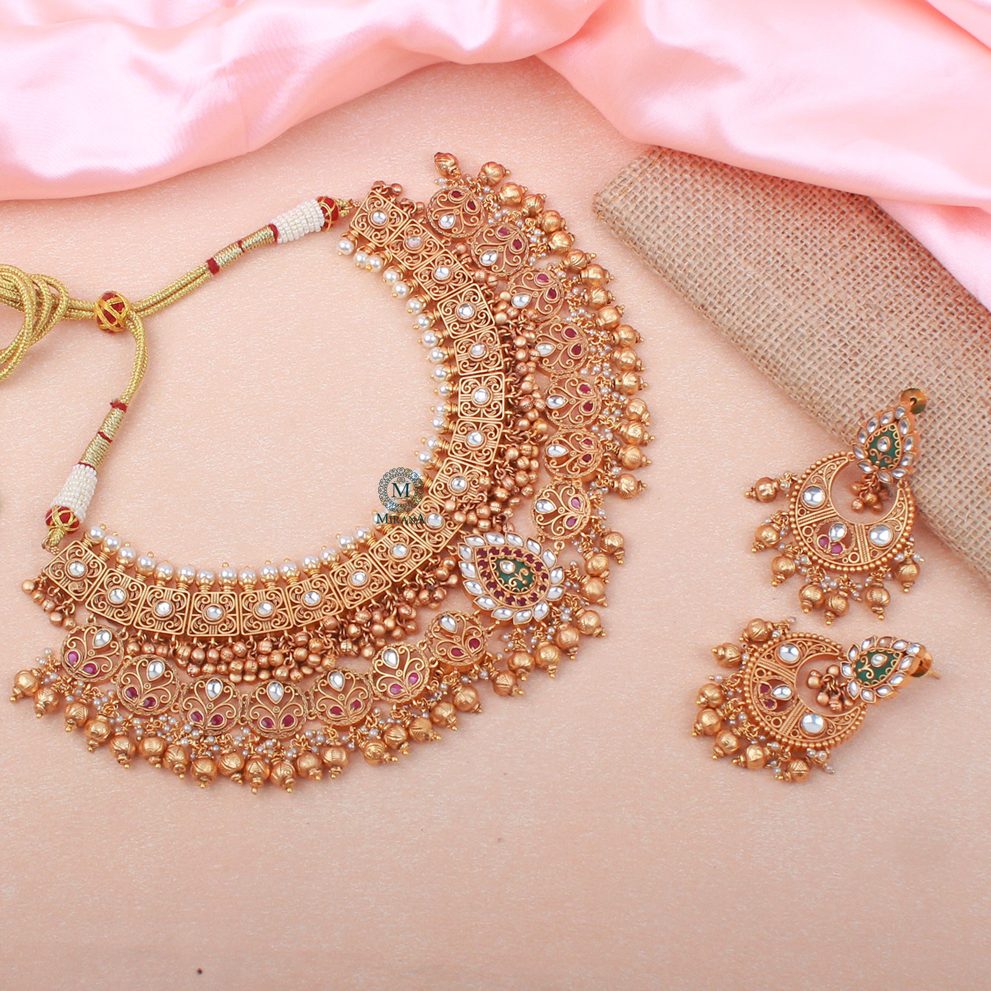 Chaandni Antique Bridal Designer Choker Set