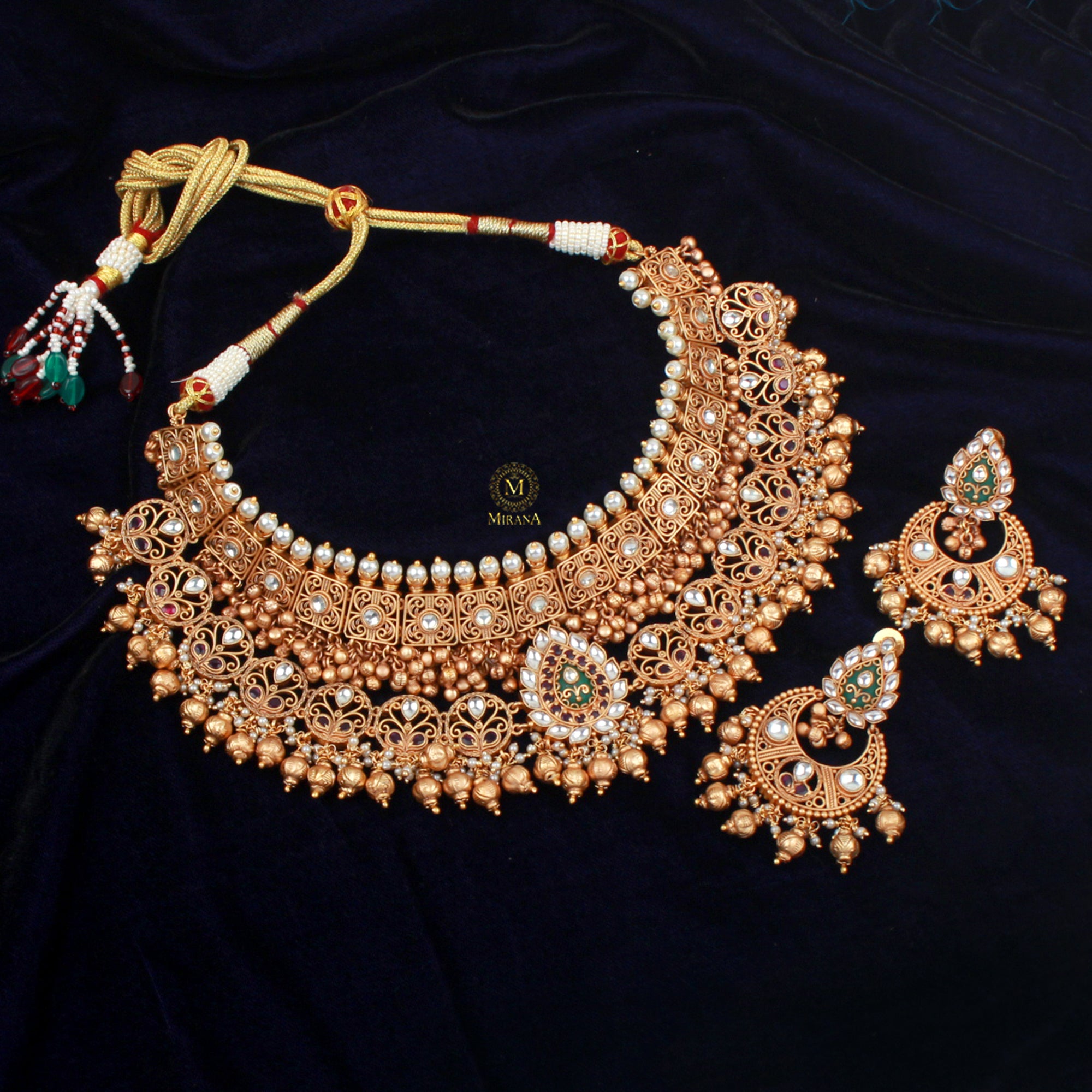 Chaandni Antique Bridal Designer Choker Set