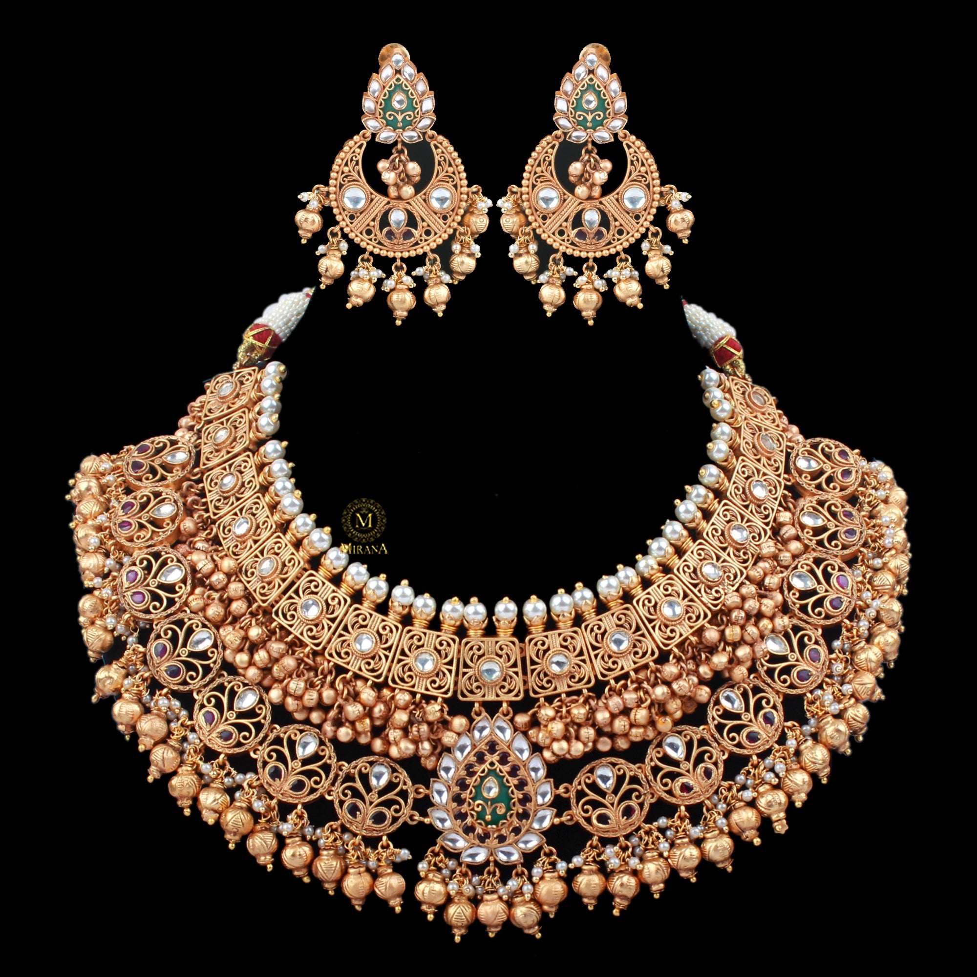 Chaandni Antique Bridal Designer Choker Set