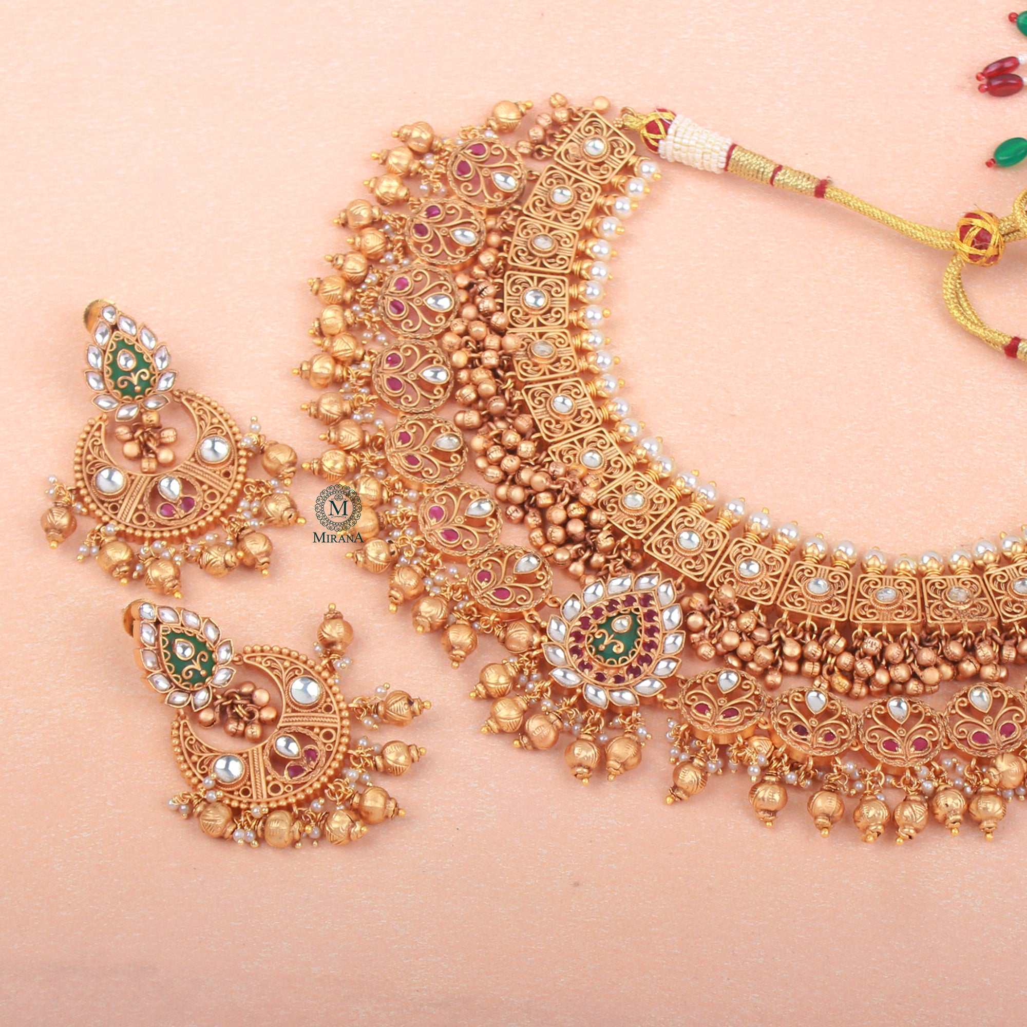 Chaandni Antique Bridal Designer Choker Set
