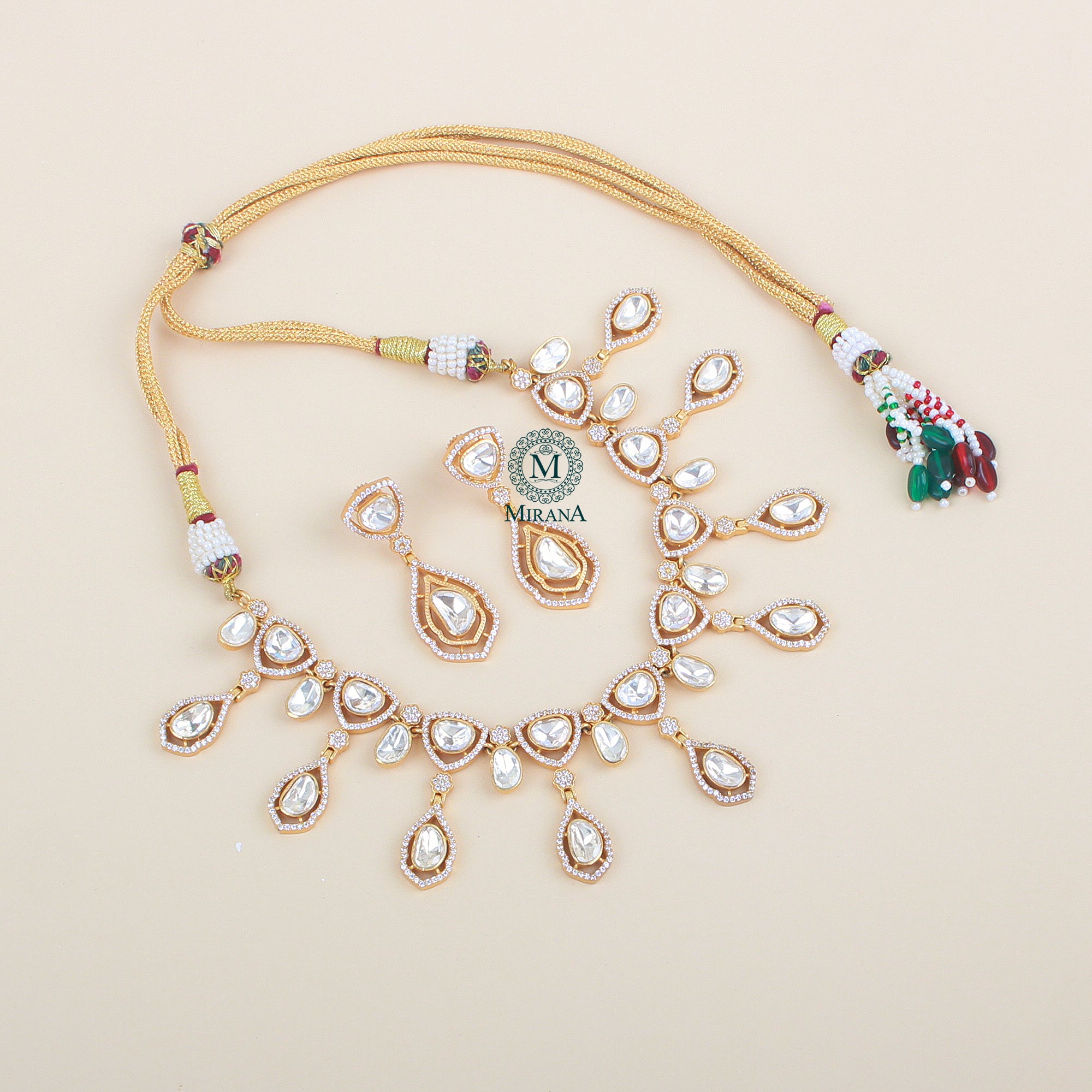 Reena Moissanite Designer Choker Set