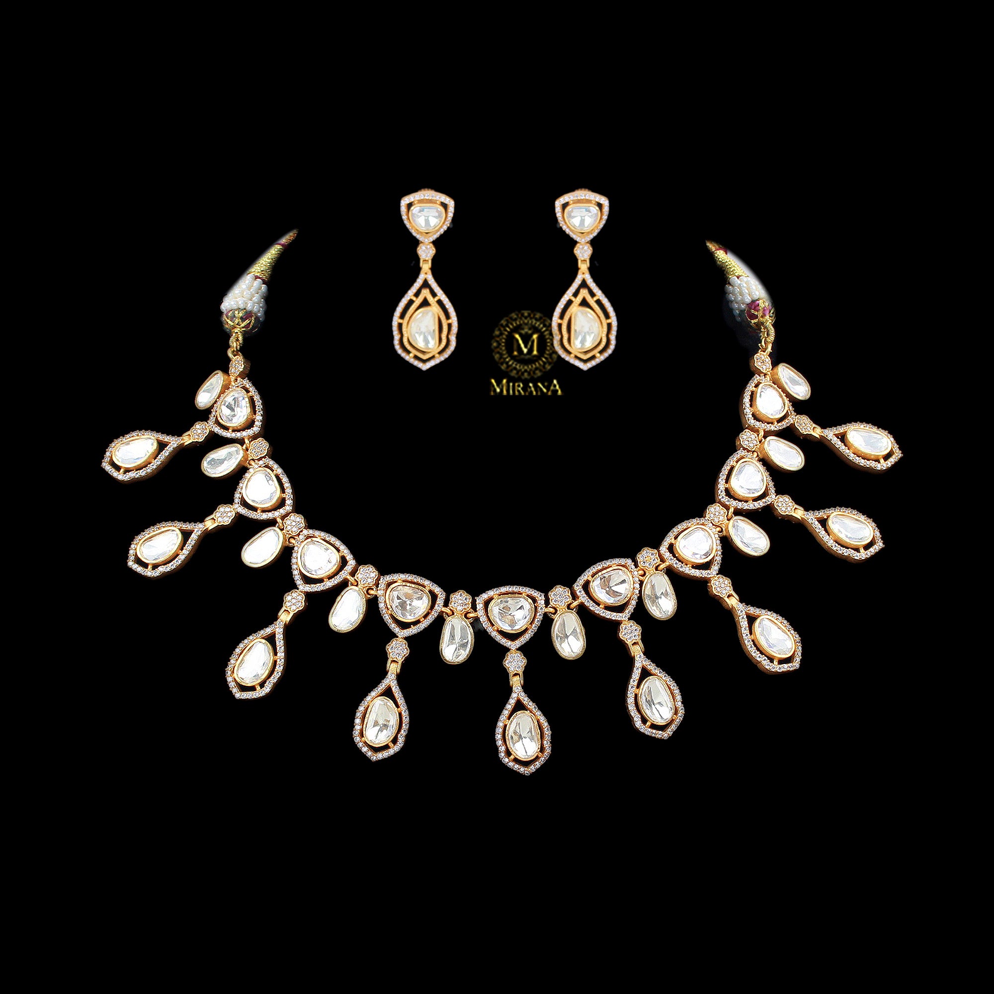 Reena Moissanite Designer Choker Set